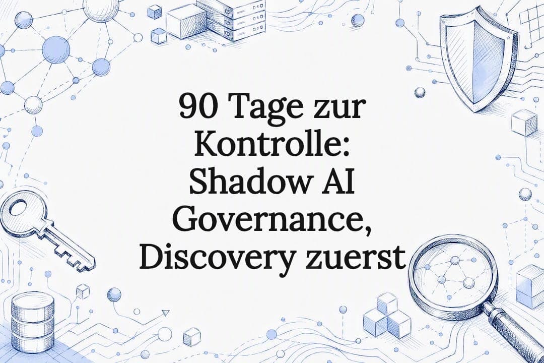 90 Tage zur Kontrolle: Shadow AI Governance, Discovery zuerst