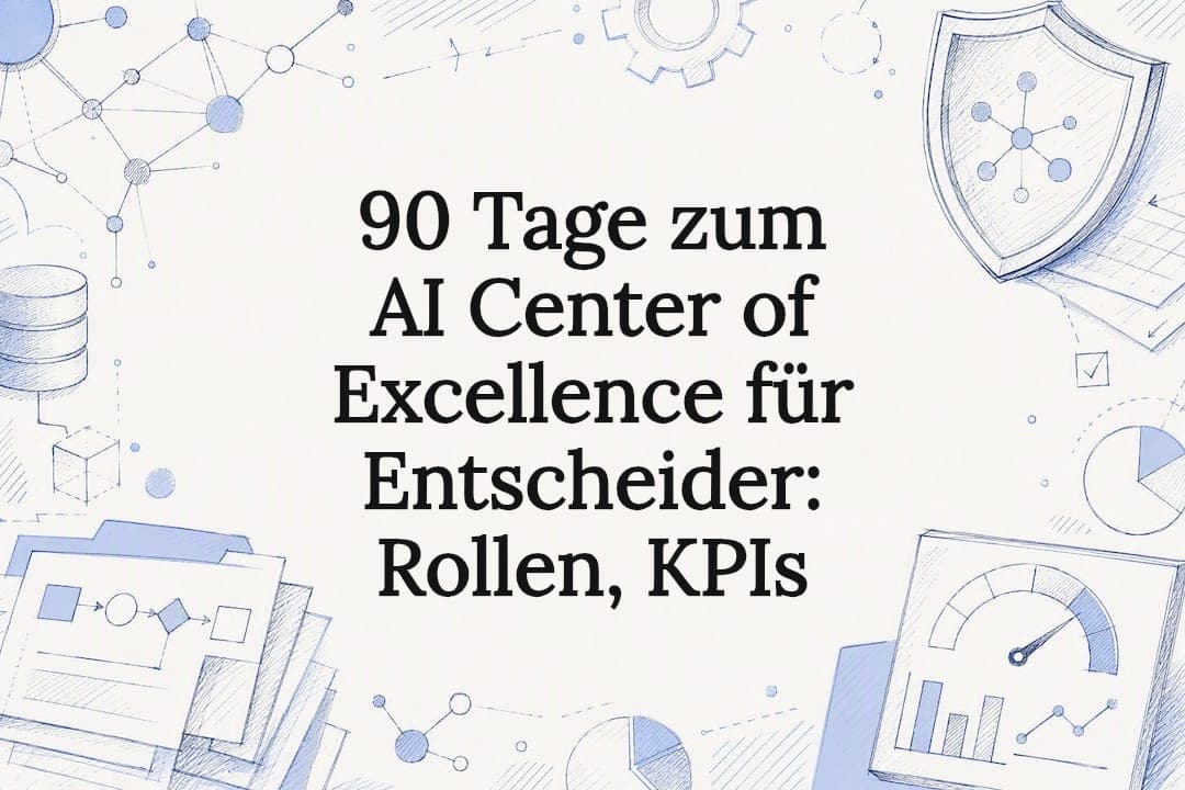 90 Tage zum AI Center of Excellence für Entscheider: Rollen, KPIs