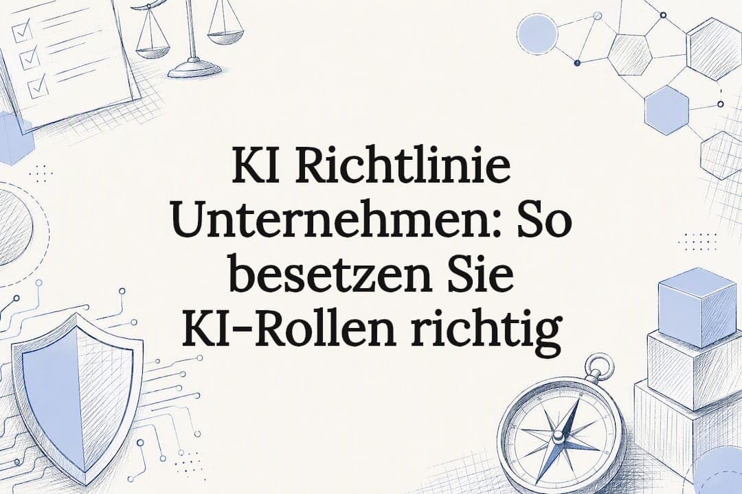 KI Richtlinie Unternehmen: So besetzen Sie KI-Rollen richtig