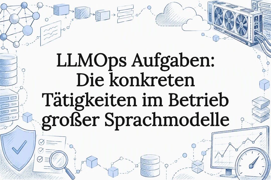 LLMOps Aufgaben: Die konkreten Tätigkeiten im Betrieb großer Sprachmodelle